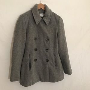 Grey Peacoat